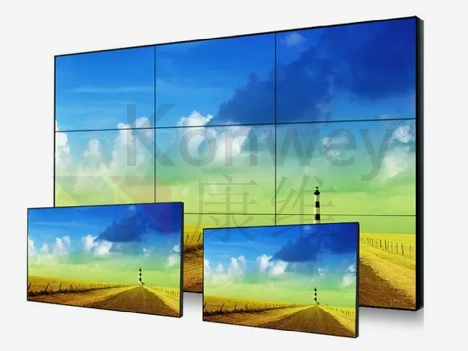 康維偉業(yè) 55 寸 LCD 顯示屏無(wú)縫拼接屏壁掛式包邊的多重優(yōu)勢(shì)