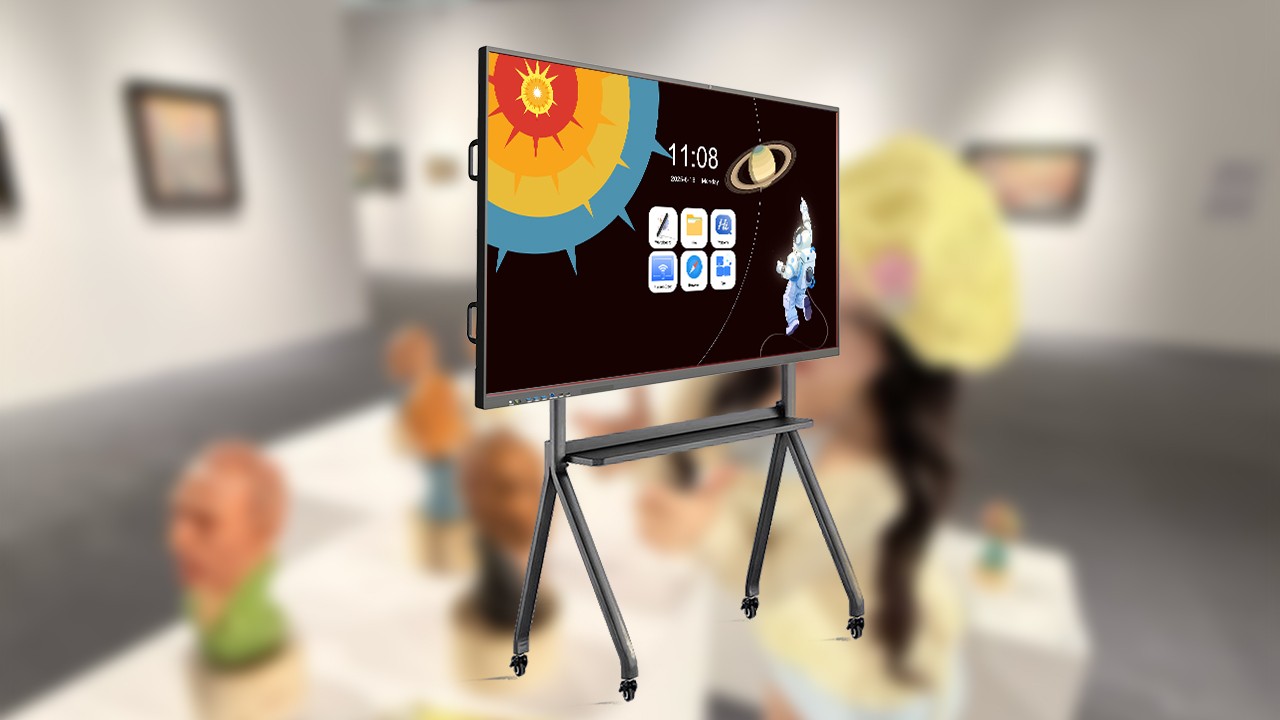 交互體驗(yàn)升級(jí)觀展感受：康維偉業(yè)會(huì)議機(jī)助力福田繪畫展傳遞藝術(shù)內(nèi)涵