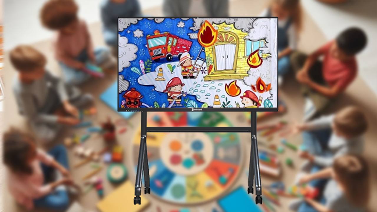 Qtenboard一體機幼兒繪畫教學(xué)